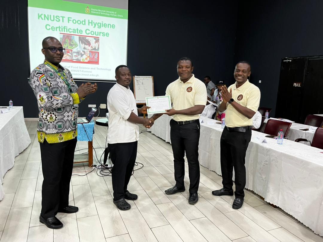 KNUST Food Hygiene course at AQUA SAFARI