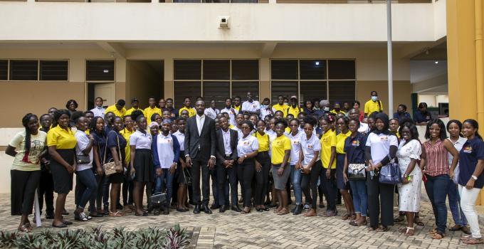 Eighty-Four MasterCard Foundation Scholars Received Training in Yoghurt Production at KNUST-Food Processing Unit