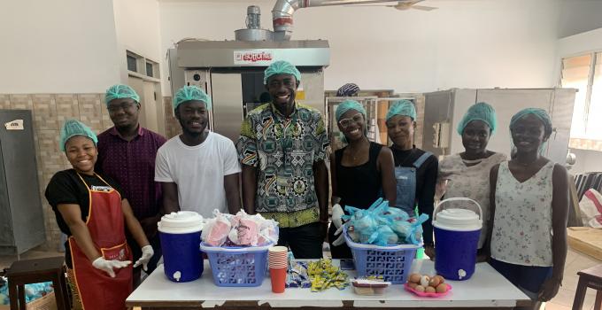DEPARTMENT OF FOOD SCIENCE AND TECHNOLOGY PROVIDES BREAKFAST FOR TEAM KNUST AND SUPPORTING OFFICIALS AT 2022 GUSA GAMES