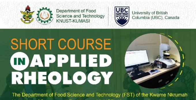 SHORT COURSE IN APPLIED RHEOLOGY